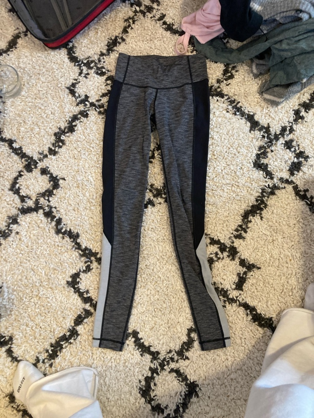 Athleta Gray Marled XXS Active Leggings